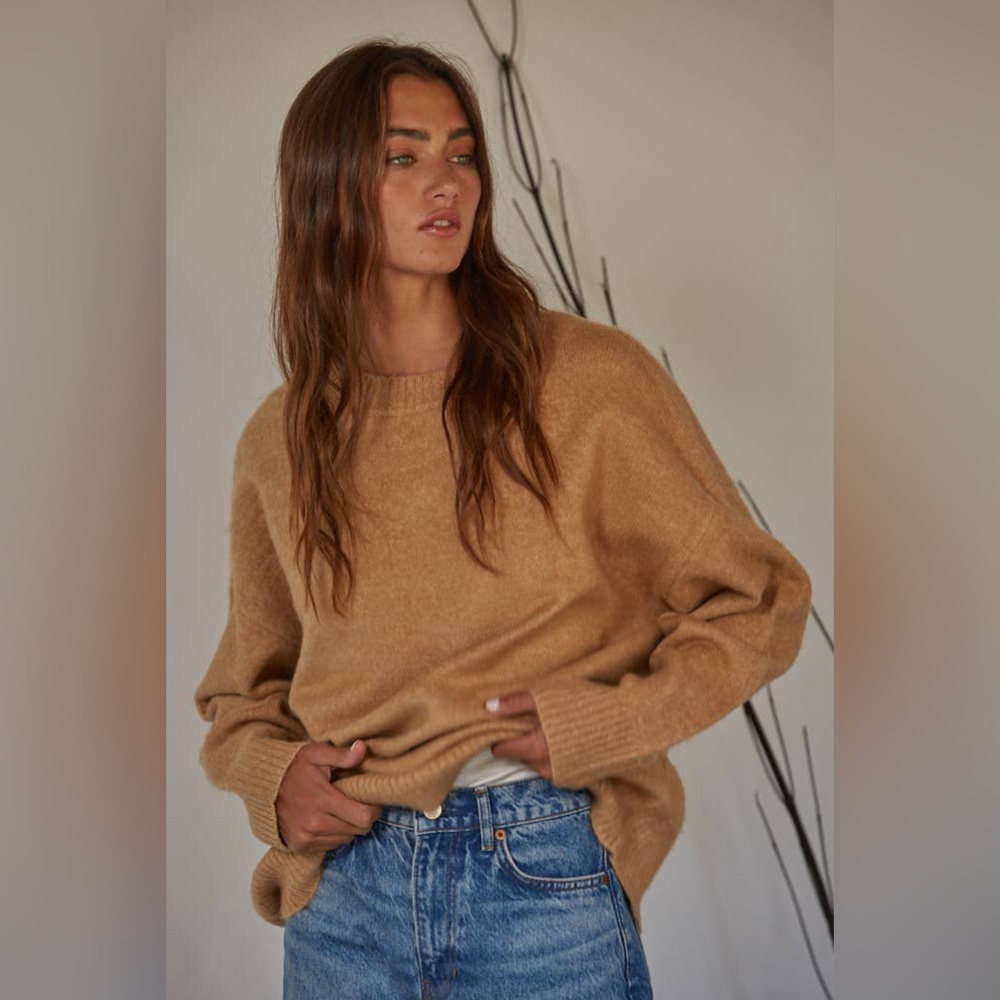 Noemie Pullover by By Together in Light Camel